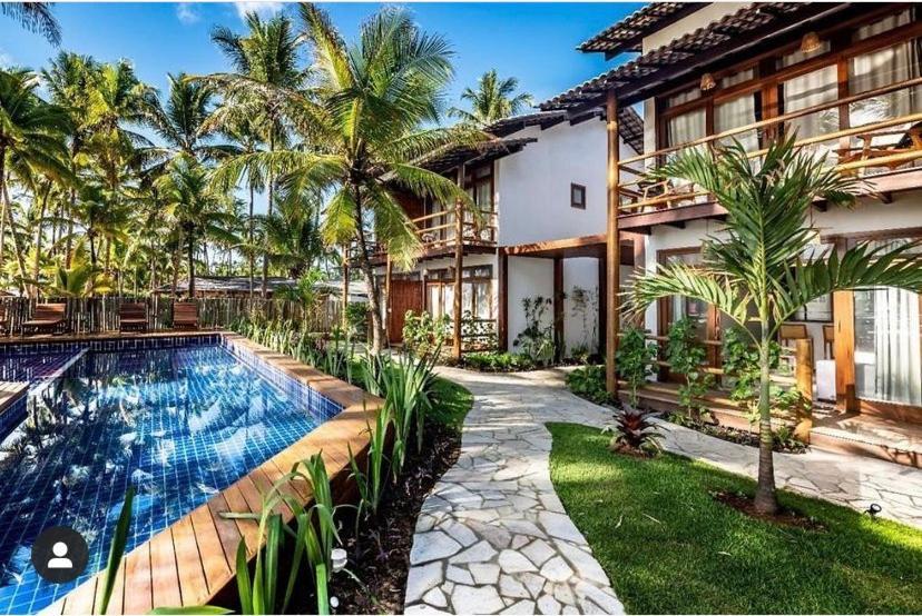 Marau Beach House Flat 107 Pe Na Areia - Dreamland Apart Taipu De Fora Barra Grande-Ba バーラ・グランデ エクステリア 写真